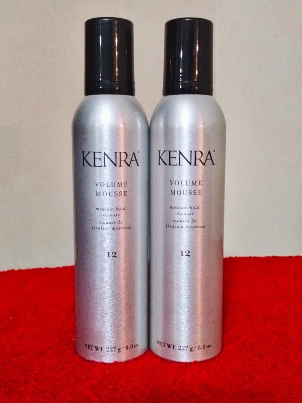 NWT Kenra Professional Volume Mousse 12, 8 oz. Hair Mousse - 2 Pack
